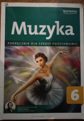 Zdjęcie oferty: Muzyka do szkoły podstawowej Operon 6