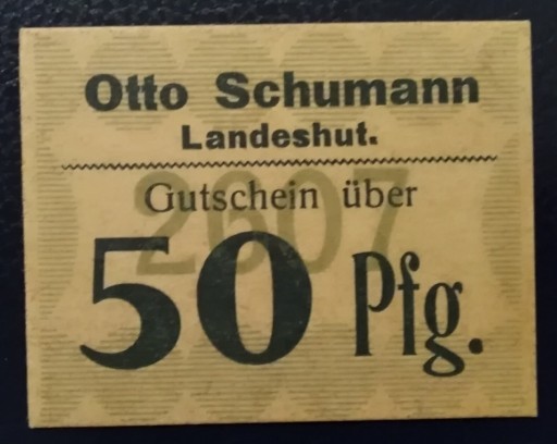 Zdjęcie oferty: 50 Pfenig Otto Schuman Kamkenna Góra 