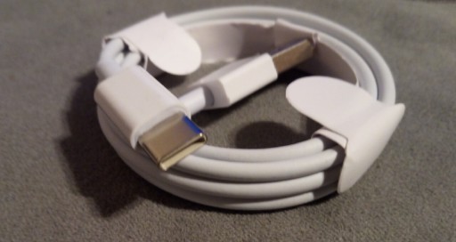Zdjęcie oferty: Kabel USB C 1M Biały Prosty