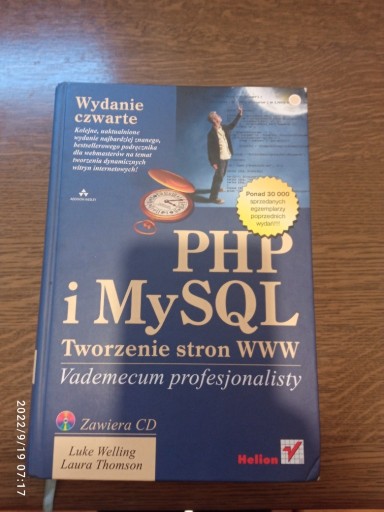 Zdjęcie oferty: PHP I MYSQL TWORZENIE STRON WWW + CD