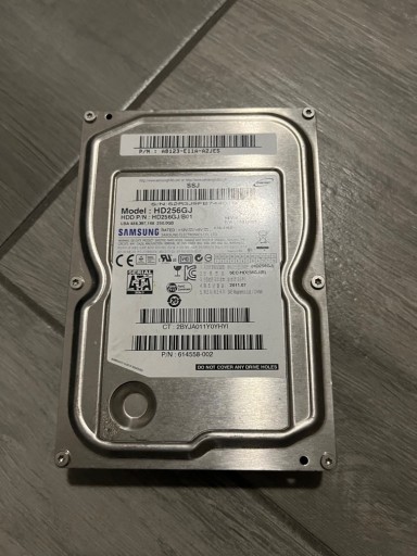 Zdjęcie oferty: HDD SAMSUNG HD256GJ 250gb 