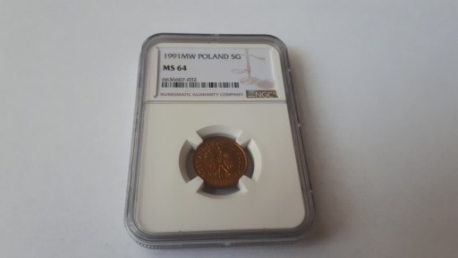 Zdjęcie oferty: 5 groszy 1991 NGC 64