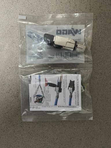 Zdjęcie oferty: Wtyczka RJ45 WAGO Ethernet