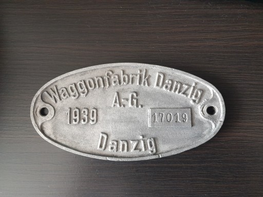Zdjęcie oferty: Waggonfabrik Danzig 1939r