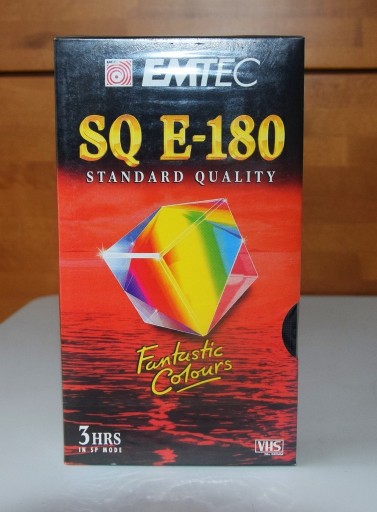 Zdjęcie oferty:  Kaseta Wideo VHS EMTEC SQ E-180  Fantastic Colour