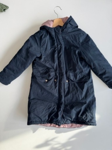 Zdjęcie oferty: ZARA - ciepła kurtka granatowa - roz. 134