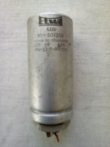 Zdjęcie oferty: Kondensator z starych odbiorników PRL-u