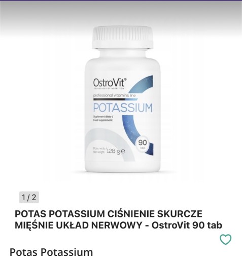 Zdjęcie oferty: Potas Potassium 