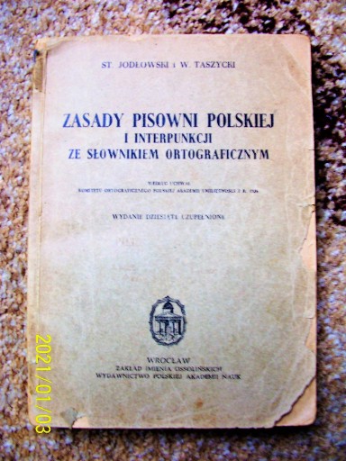 Zdjęcie oferty: Zasady pisowni Polskiej i interpunkcji 