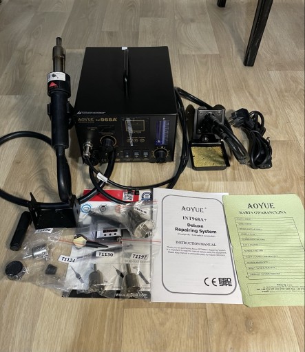 Zdjęcie oferty: Stacja lutownicza Aoyue INT 968A+ hot air lutownica kolbowa