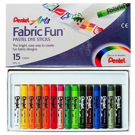 Zdjęcie oferty: Pastele do Tkanin - FabricFun - Pentel 15 szt