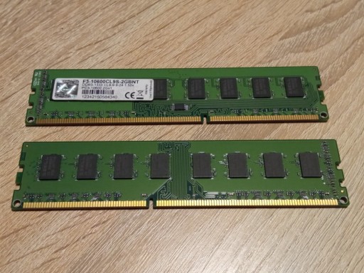 Zdjęcie oferty: DDR3 GSkill 2GB PC3-10600 CL9 20 szt