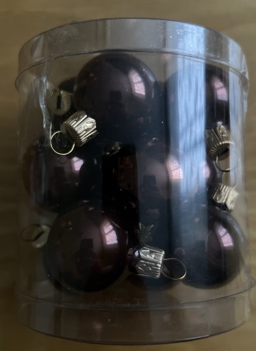 Zdjęcie oferty: [67] Bombki choinkowe szklane 12szt śr 3cm