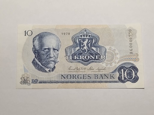 Zdjęcie oferty: Banknot 10 koron Norwegia 