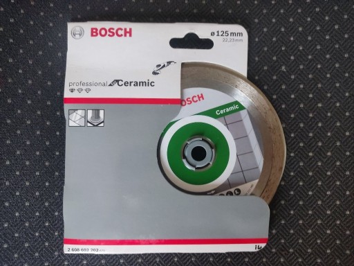 Zdjęcie oferty: Tarcz diamentowa pełna ceramiczna Bosch 125