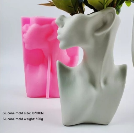 Zdjęcie oferty: Forma silikonowa kobieta wazon