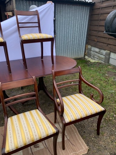 Zdjęcie oferty: Stare antyczne meble (krzesła od stół)