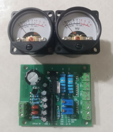 Zdjęcie oferty: Miernik analogowy audio VU Meter + wzmacniacz 