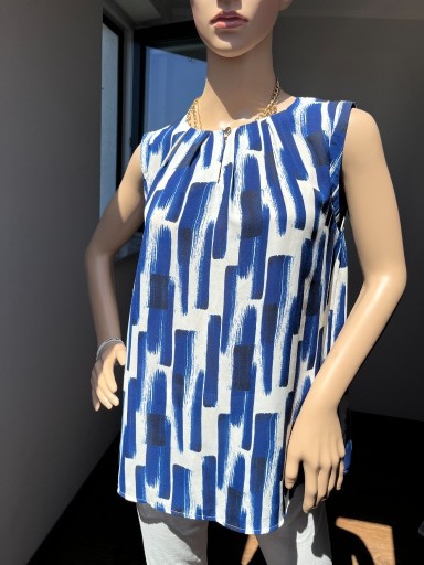 Zdjęcie oferty: Długa bluzka bez rękawów Top na lato M&S Marks & Spencer Rozmiar L