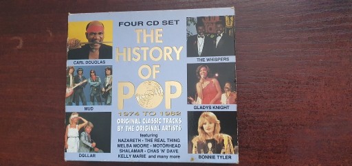 Zdjęcie oferty:   "The History of Pop"  1974 to 1982r. 4 cd box