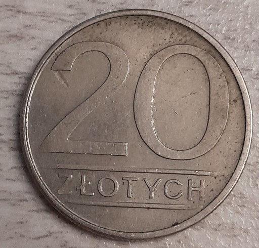 Zdjęcie oferty: MONETA 20 ZŁOTYCH 1986 Z PRL