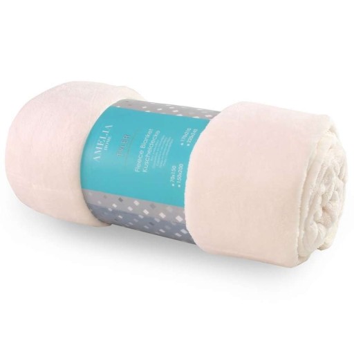 Zdjęcie oferty: Koc Kremowy TYLER - 70x150