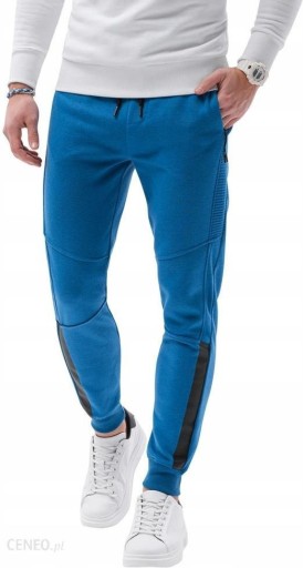 Zdjęcie oferty: Spodnie męskie dresowe joggery P920 niebieskie XXL