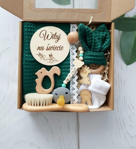 Zdjęcie oferty: Gift Box Baby shower wafel prezent dla niemowlaka