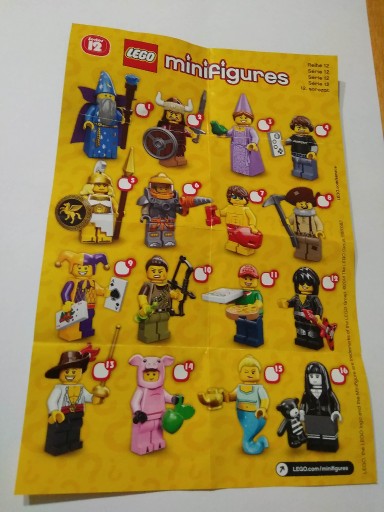 Zdjęcie oferty: LEGO MINIFIGURKA,MINIFIGURES SERIA 12