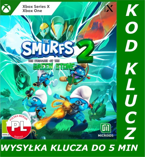 Zdjęcie oferty: Smerfy 2 - Więzień Zielonego Kamienia PL Xbox