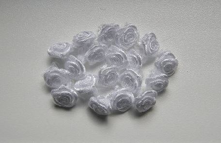 Zdjęcie oferty: Różyczki satynowe atłasowe 8mm 10szt. -  2,20zł