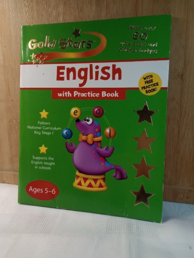 Zdjęcie oferty: English with Practice Book. Ages 5-6. Gold Stars