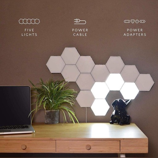 Zdjęcie oferty: Lampka świecące hexagony Hit 2020