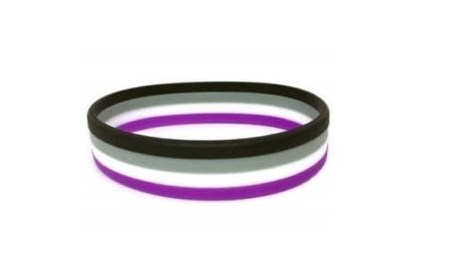 Zdjęcie oferty: silikonowa bransoletka asexual aseksualny lgbt 