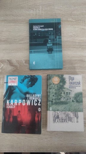 Zdjęcie oferty: 3 książki zestaw Karpowicz, Tokarska, Szczygieł