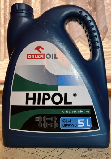 Zdjęcie oferty: Orlen Oil HIPOL Olej przekładniowy GL-4 80W-90 5L