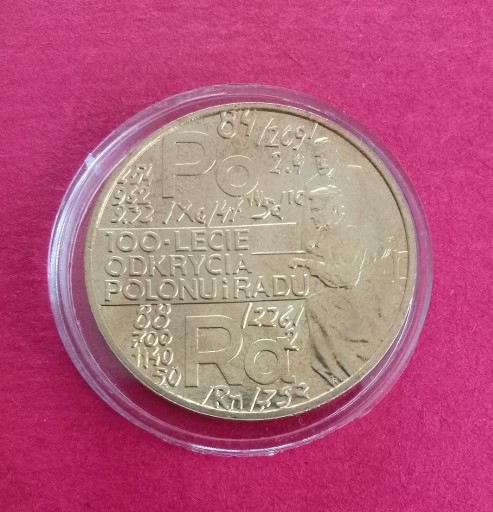 Zdjęcie oferty: 100-lecie odkrycia polonu i radu 
