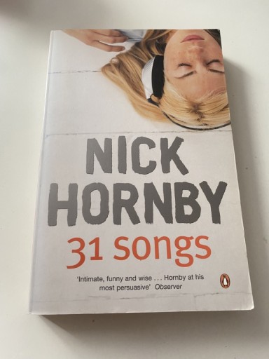 Zdjęcie oferty: Książka angielska 31 songs Nick Hornby