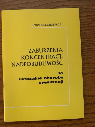 Zdjęcie oferty: Zaburzenia koncentracji Oleszkiewicz