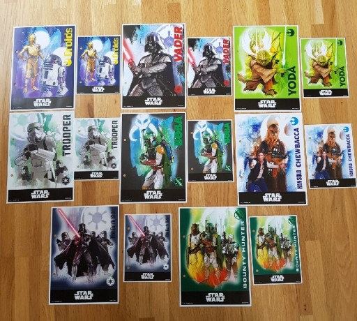 Zdjęcie oferty: Karteczki do segregator zestaw Star Wars 