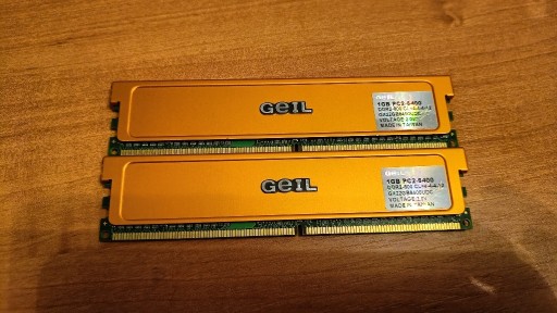 Zdjęcie oferty: GEIL 2x1GB DDR2 800MHz CL4 GX22GB6400UDC