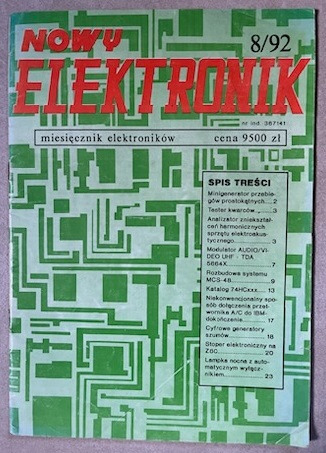 Zdjęcie oferty: Nowy Elektronik - miesięcznik elektroników