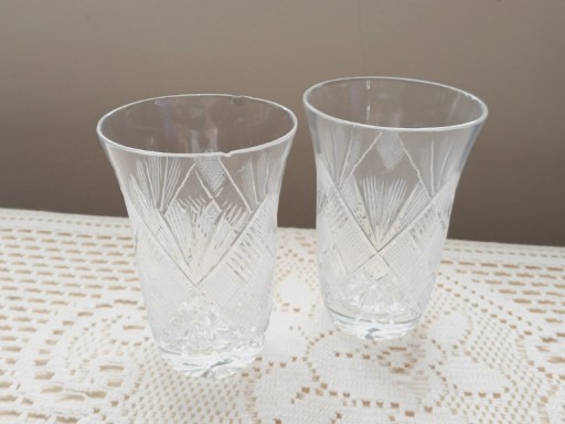 Zdjęcie oferty: Zestaw 2 kryształowych szklanek