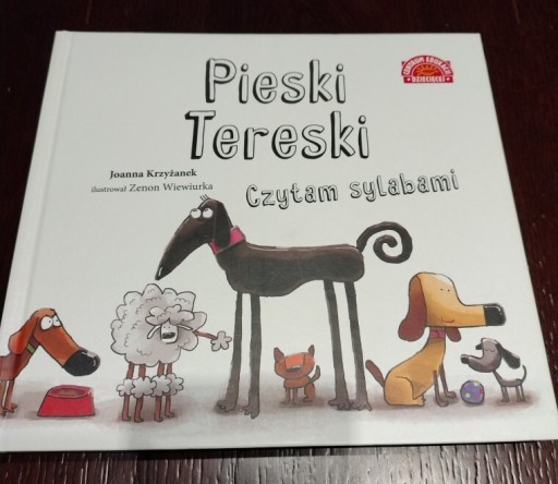 Zdjęcie oferty: Pieski Tereski czytam sylabami książka do nauki czytania dla dzieci 
