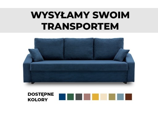 Zdjęcie oferty: Kanapa rozkładana z funkcją spania | sofa | DORMA 