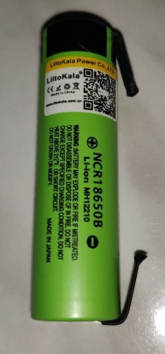 Zdjęcie oferty: Akumulator Liitokala 18650 NCR18650B 3400mAh blasz