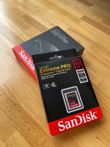 Zdjęcie oferty: Karta pamięci 512GB i czytnik kart SanDisk Extreme