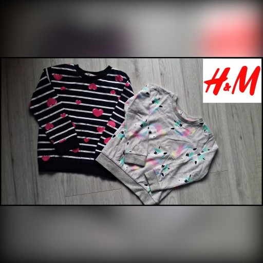 Zdjęcie oferty: H&M bluzki 98/104 cm 