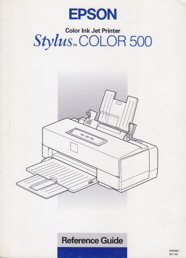 Zdjęcie oferty: EPSON Stylus COLOR 500 | podręczniki