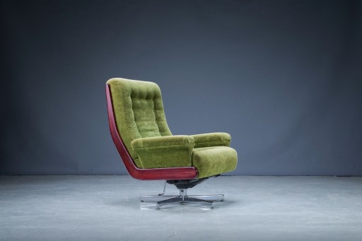 Zdjęcie oferty: Mid-Century Fotel Obrotowy Zielony Retro Vintage